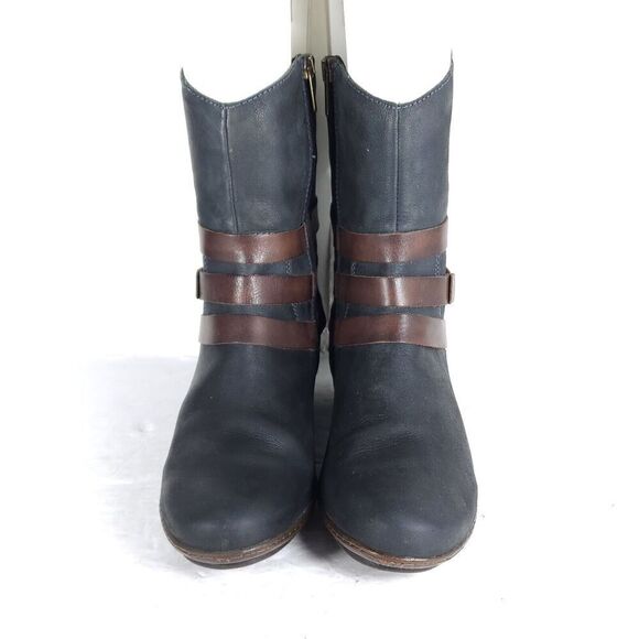 PIKOLINOS Women's Brujas EU38 US7-7,5 Black Leather Buckle Strappy Ankle Boots - Picture 3 of 13